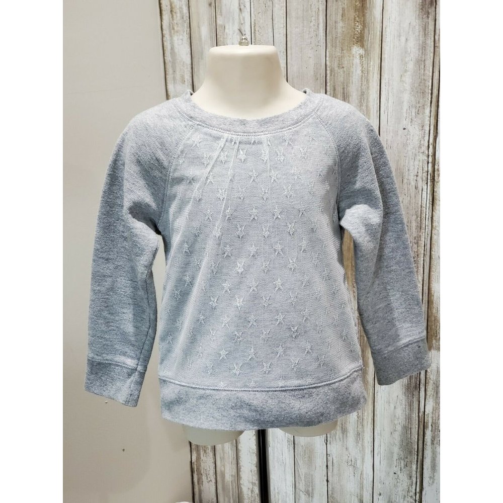 Sparkley Cat &Jack pullover Sweatshirt Gray Size